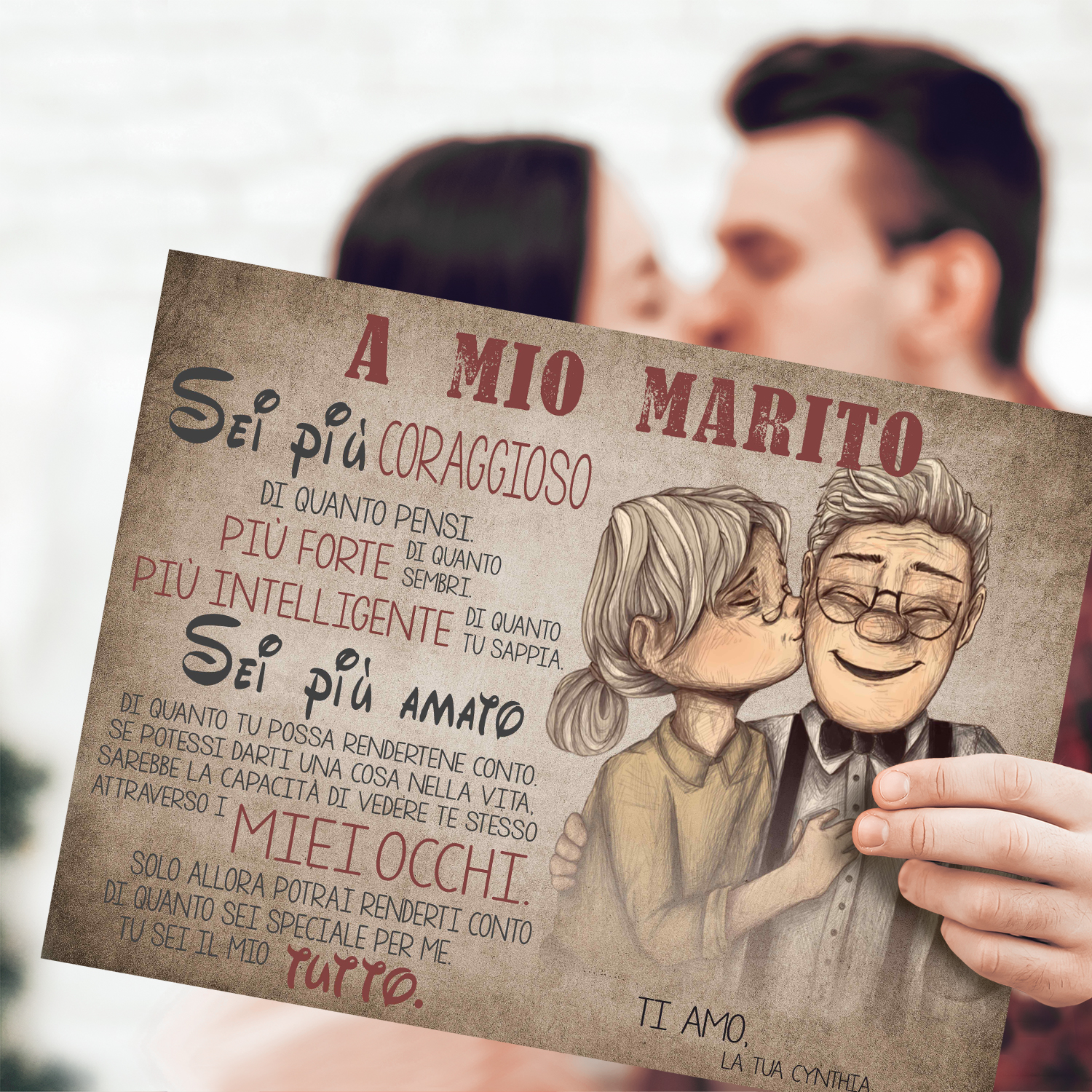 Regalo romantico personalizzato